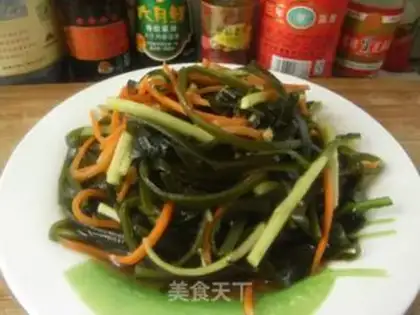 Make Garlic seaweed step 3