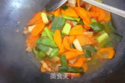 Make Garlic carrots step 8