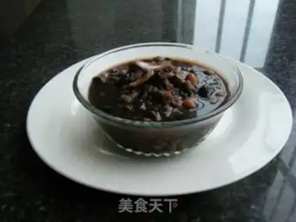 Make Black bean rice lily soup step 16