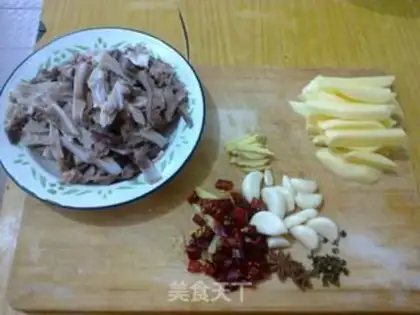 Make Fried potato fries step 0