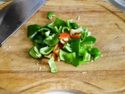 Make Pepper squid dry step 2