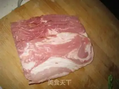 Make Bacon roll step 1