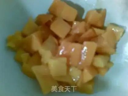 Make Thai mango shrimp step 1