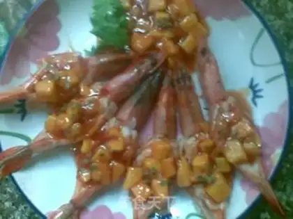 Make Thai mango shrimp step 5