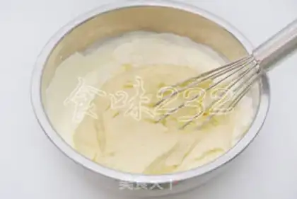 Make Creamed omelet ice cream step 7