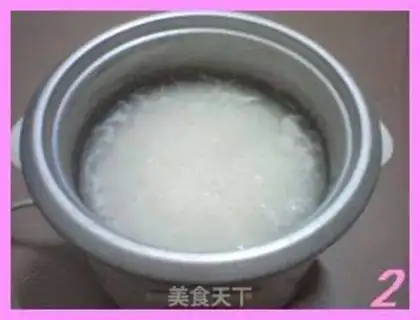 Make Potato egg porridge step 1