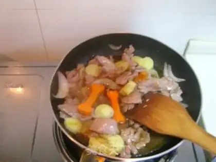 Make Coconut oxen step 7