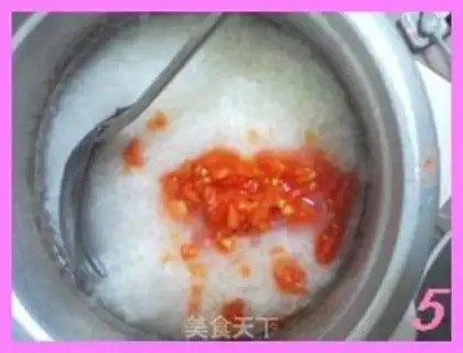 Make Potato egg porridge step 4