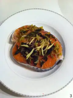 Make Snow veggie salmon step 2