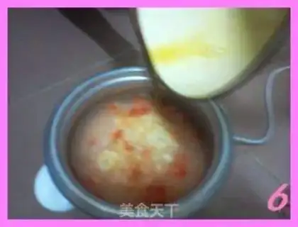 Make Potato egg porridge step 5