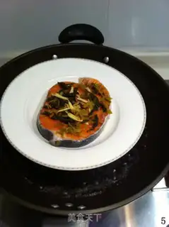 Make Snow veggie salmon step 4