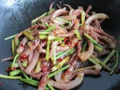 Make Spicy squid step 6