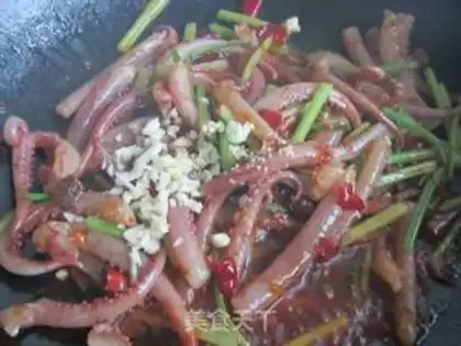 Make Spicy squid step 7