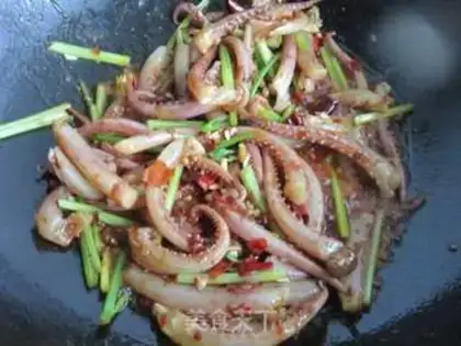 Make Spicy squid step 8