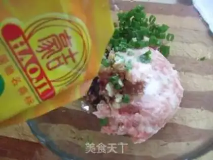 Make Egg dumpling fan step 4