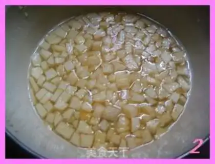 Make Soup apple pie step 1