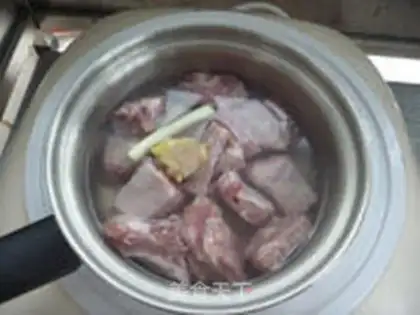 Make The soup of the veggies step 1