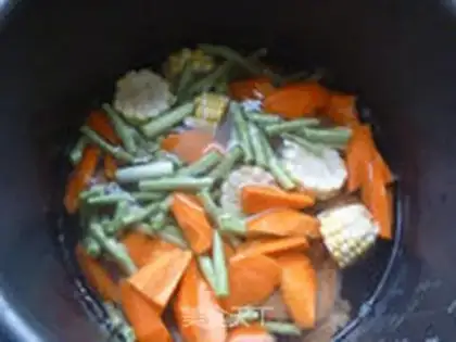 Make The soup of the veggies step 3