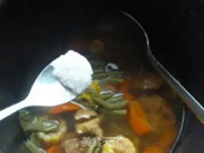 Make The soup of the veggies step 5