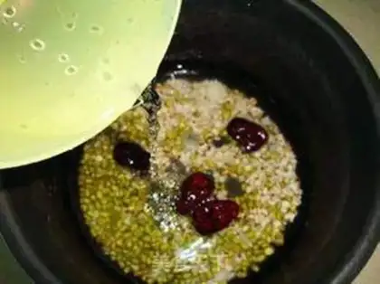 Make Green bean porridge step 3