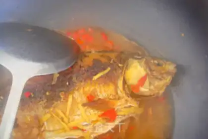 Make Red-burned mackerel step 6