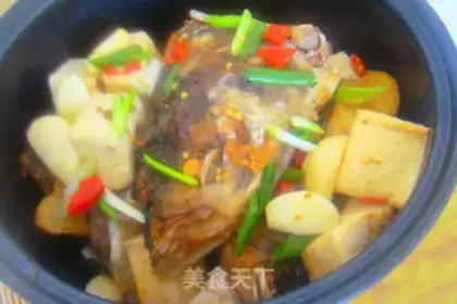 Make Little fish head tofu step 10