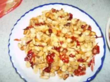 Make Spicy peanut rice step 7