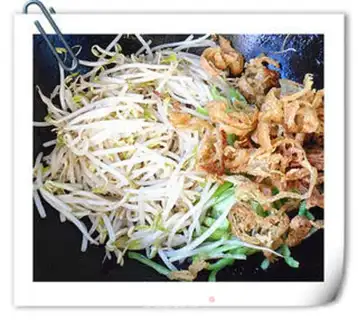 Make A green bean sprouts step 6