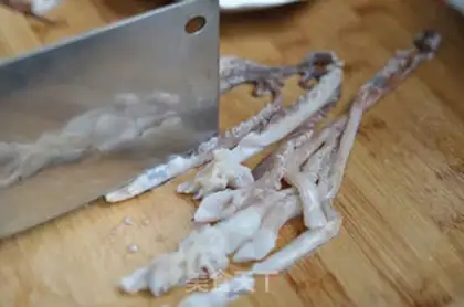 Make Soy squid shaving step 1