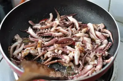 Make Soy squid shaving step 7