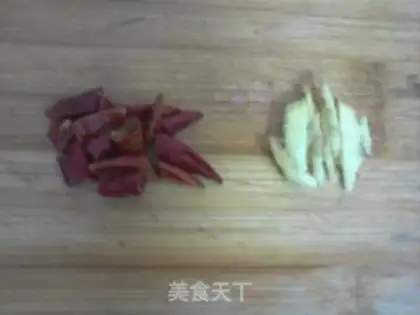 Make Celery fried dry step 2