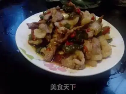 Make Garlic spicy little fried meat step 8