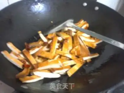 Make Celery fried dry step 6