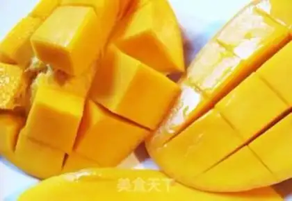 Make Mango smoothie step 1