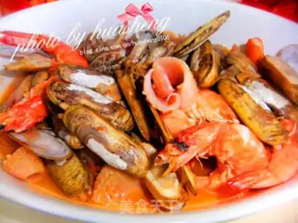 Make Spanish seafood step 7