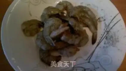 Make Pinetail shrimp step 1