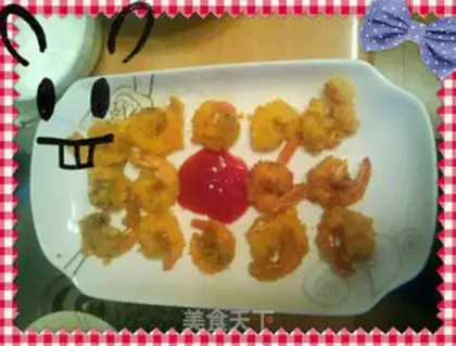 Make Pinetail shrimp step 3