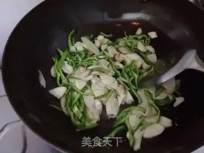 Make Pepper screech mushrooms step 6