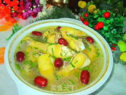 Make Chicken soup with red dates step 7