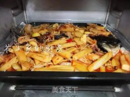 Make Spicy bean roasted fish step 10