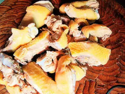 Make White pheasant step 3
