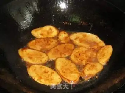Make The apricot mushrooms baked five flowers step 8