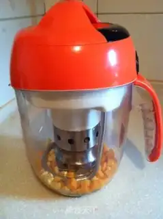 Make Pumpkin corn sesame congee step 2