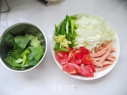 Make Flaming stick noodles step 1