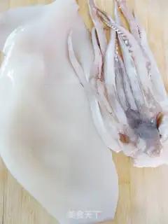 Make Burning squid step 0