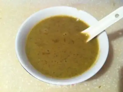 Make Pumpkin corn sesame congee step 8