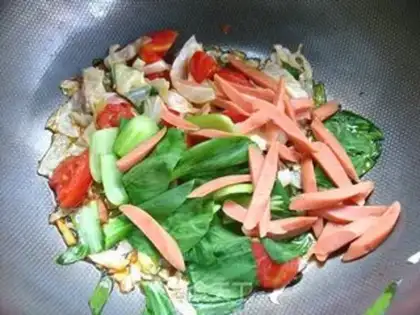 Make Flaming stick noodles step 6