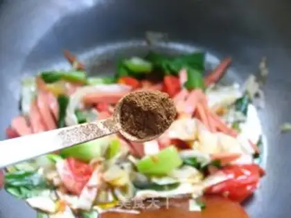 Make Flaming stick noodles step 7