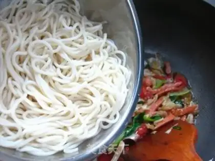 Make Flaming stick noodles step 8