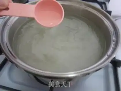 Make Almond Lou pudding step 1